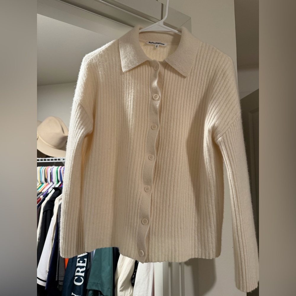 Reformation Fantino Cashmere Cardigan